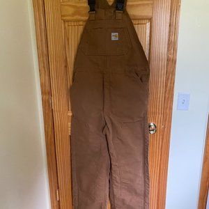 Carhartt FR insulated bibs men's size 36x34